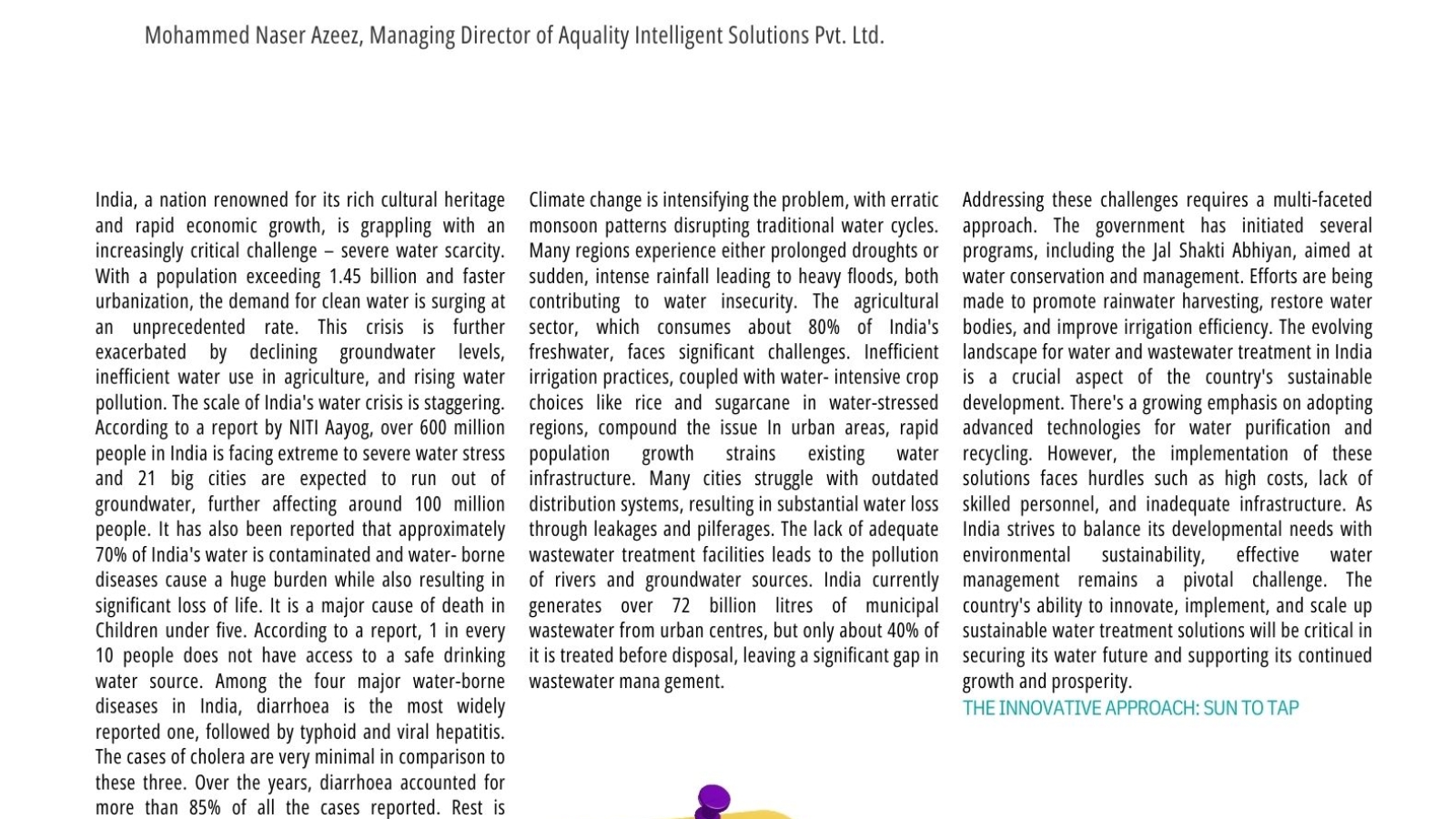 Everything About Water, August 2024-Sun to Tap_Solar Powered Water Treatment.pdf